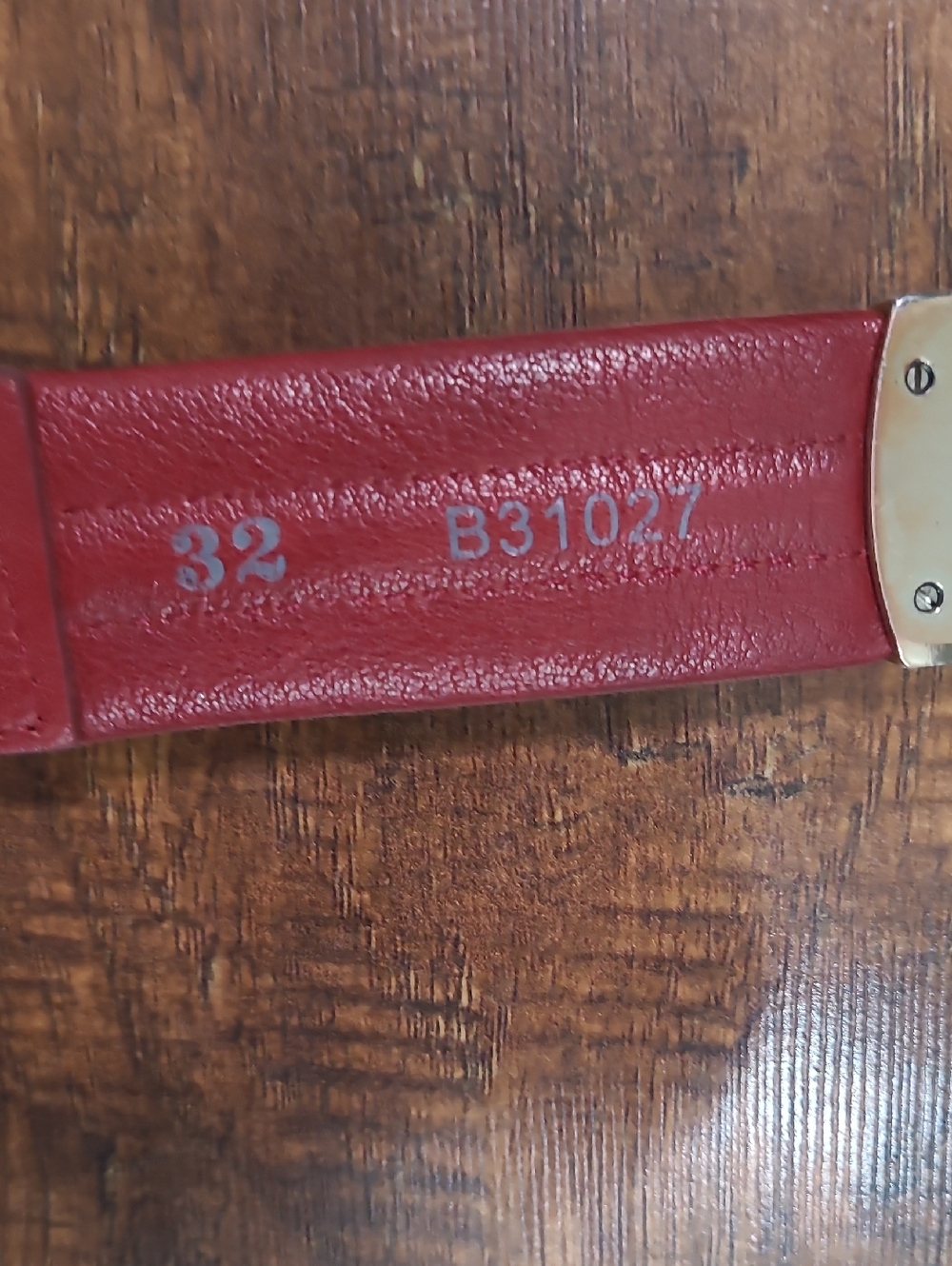 Brighton Red Leather Western Belt with Decorative Silver Accents - Picture 8 of 11